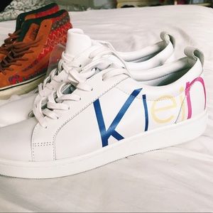 New Calvin Klein White Sneakers / Shoes